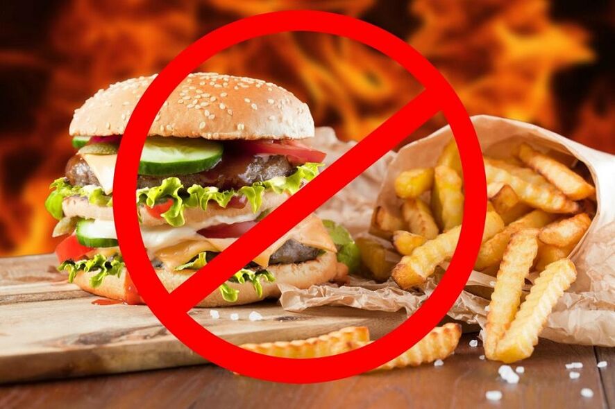 schädliche Lebensmittel für die Potenz